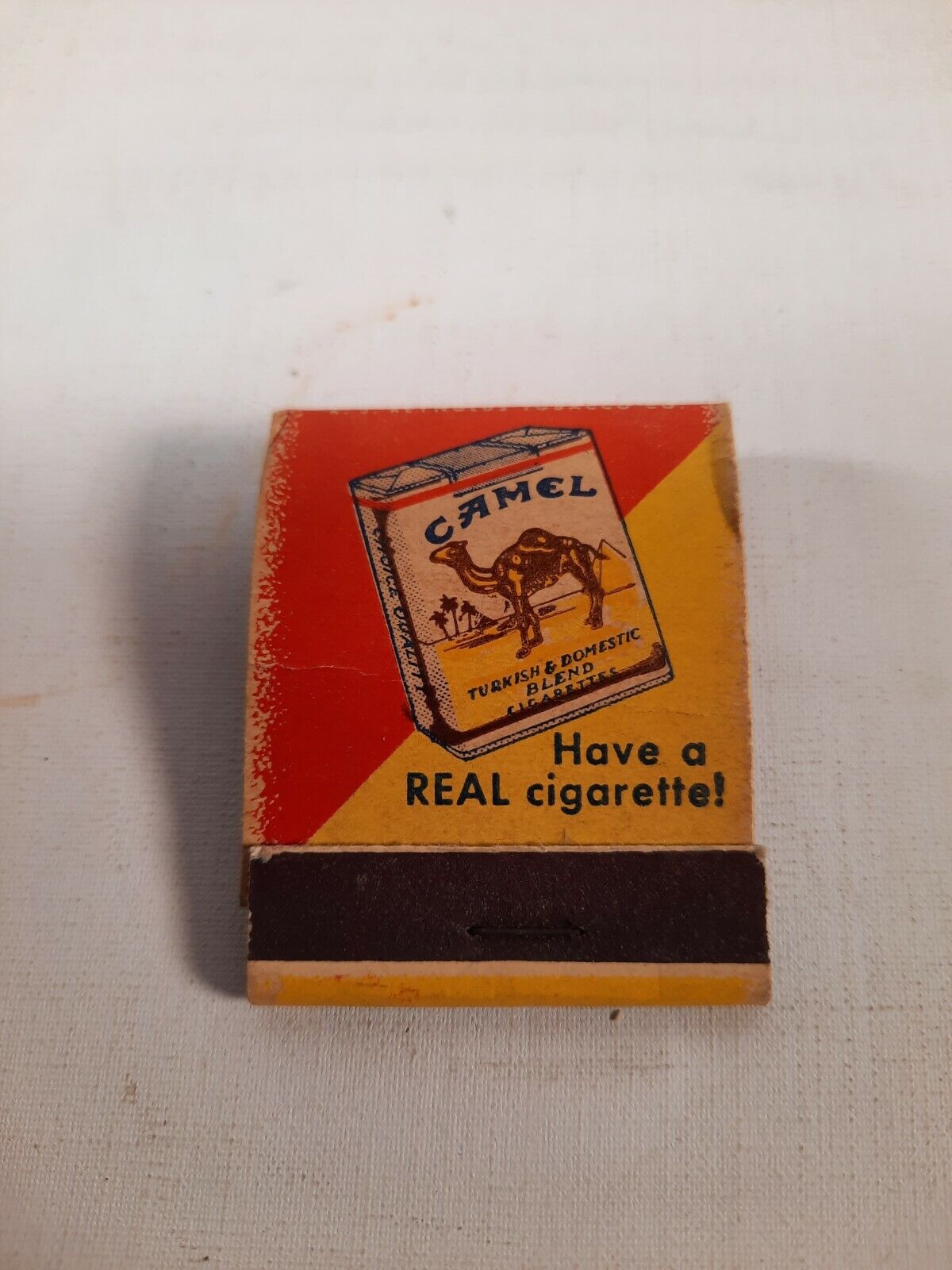 Vtg camel cigarettes matchbook full 