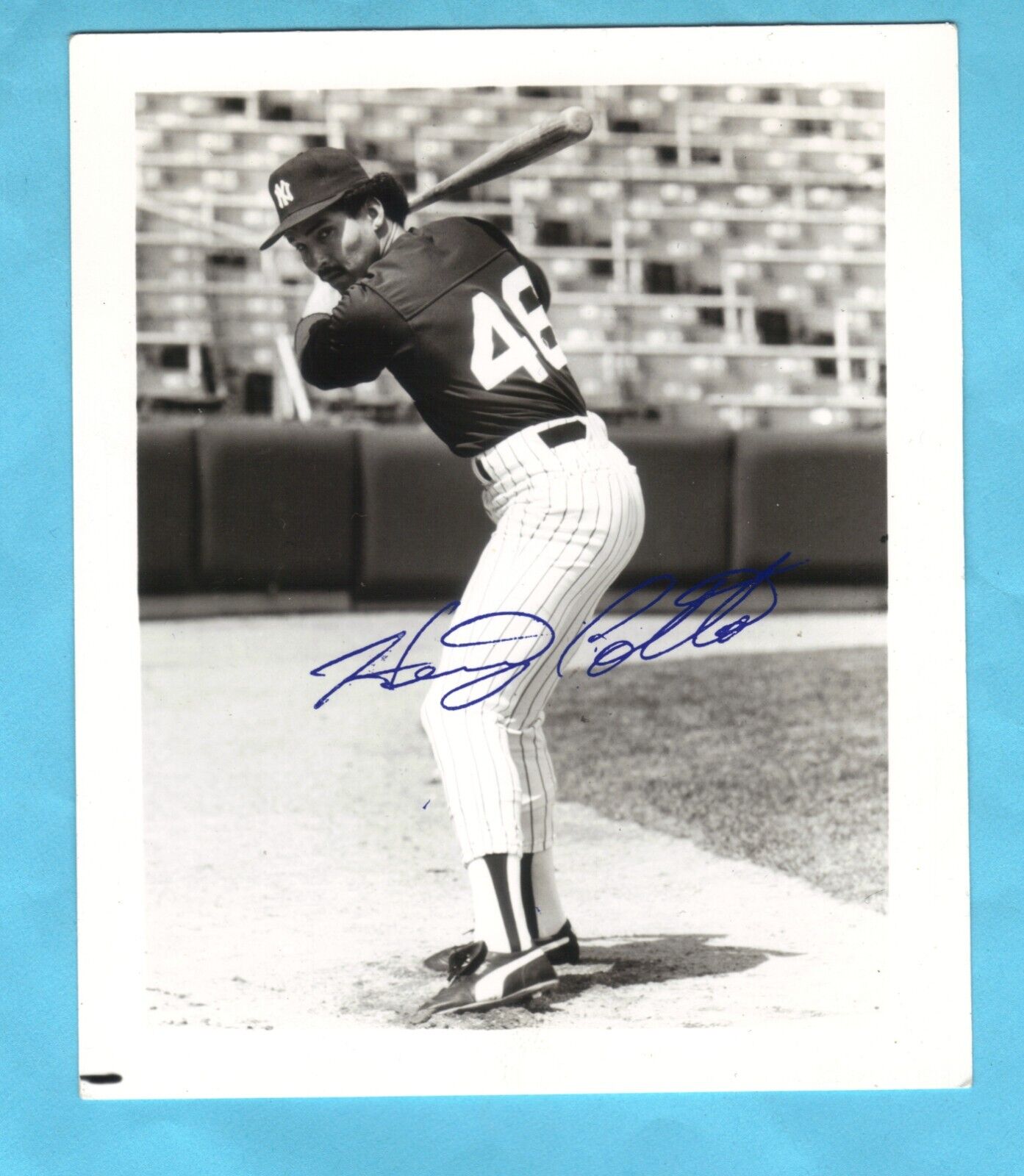 Vintage Game Photo Henry Cotto MLB NY Yankee