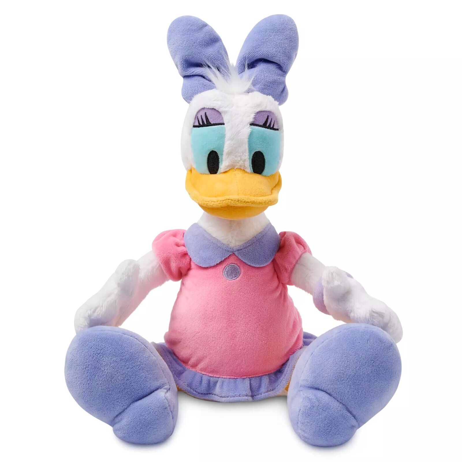 Disney Store Daisy Duck Medium Soft Plush Toy, Medium 13 Inches, Cuddly Gift NEW