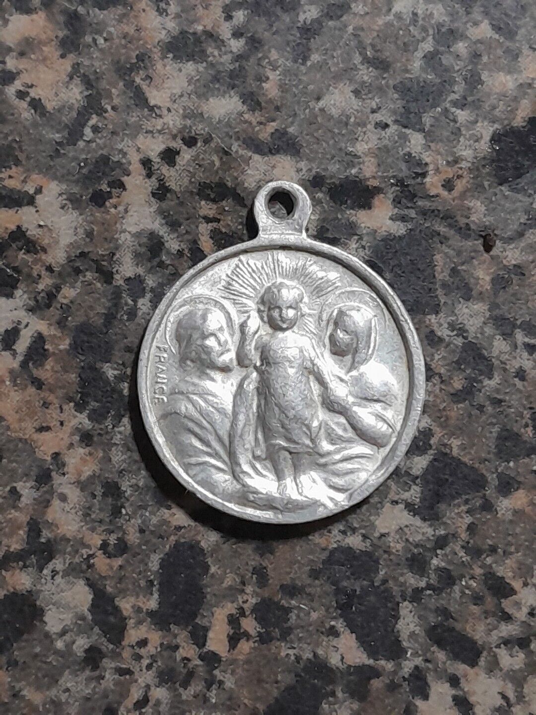 Vintage Holy Family Dove Medal 