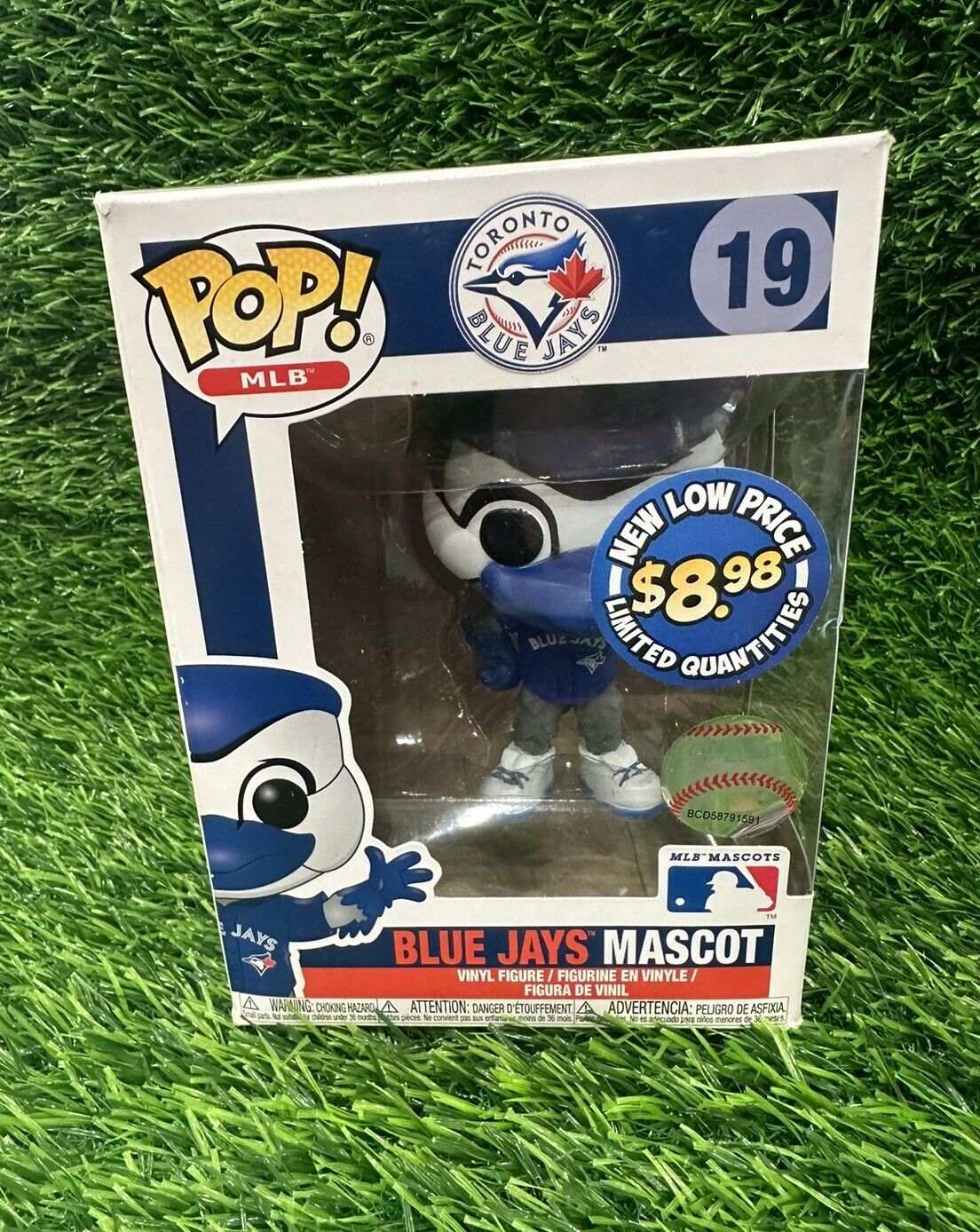 Funko Pop Blue Jays Mascot  #19 Toronto Blue Jays MLB Baseball Read