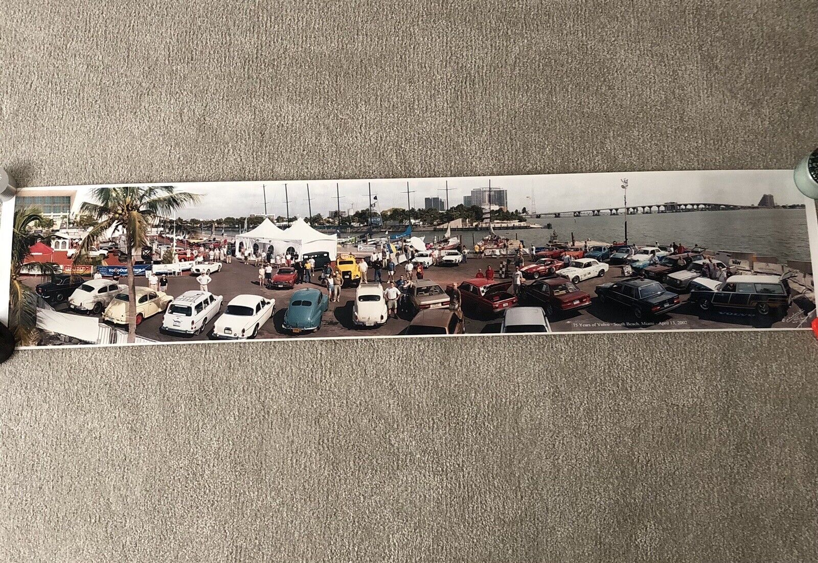 75 Years of Volvo Poster Panaramic Photo 2002 Miami Florida Chadwick