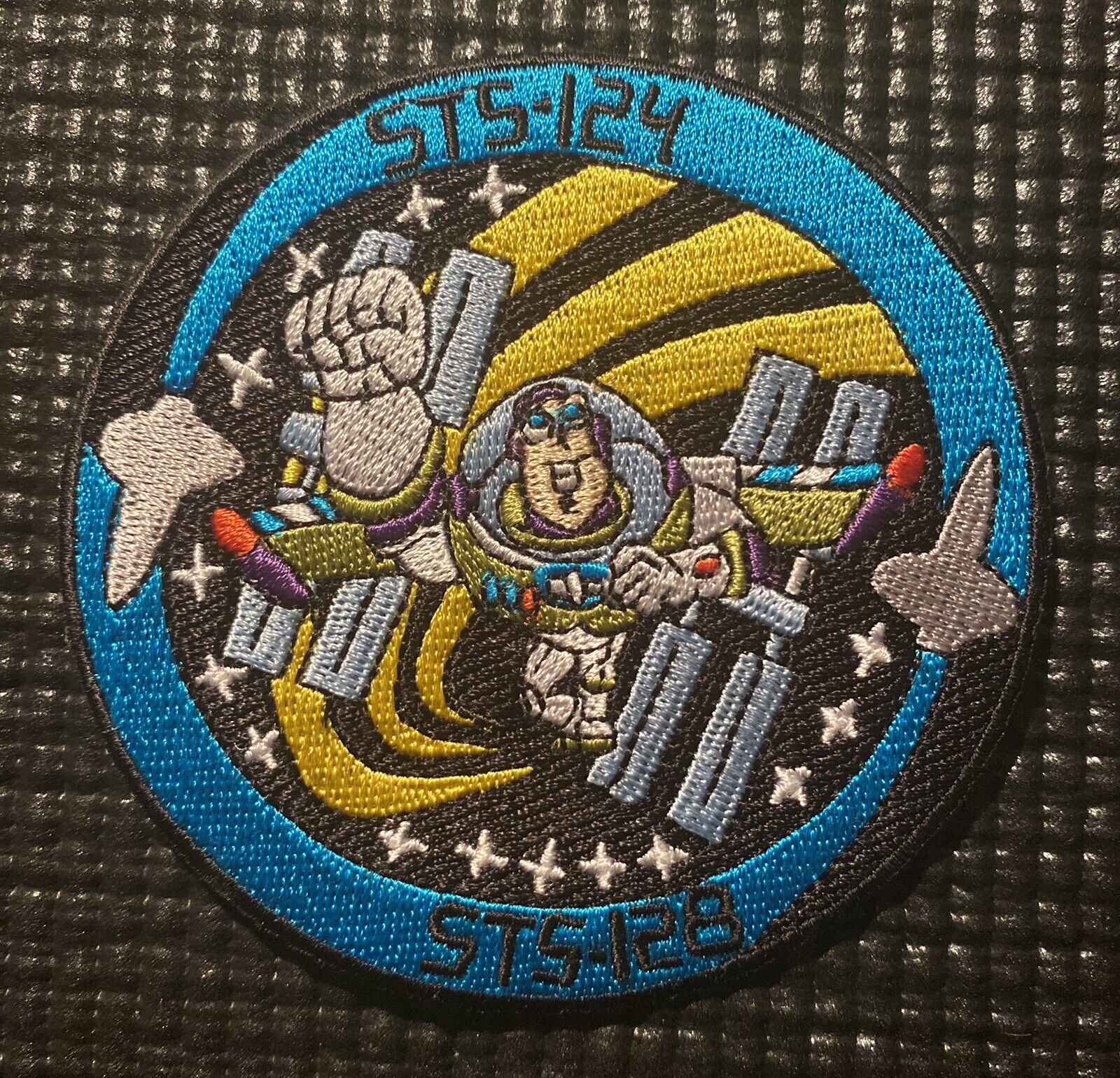 NASA CONTEST PATCH - “BUZZ LIGHTYEAR” STS-124/STS-128 ISS MISSION - 3.5”