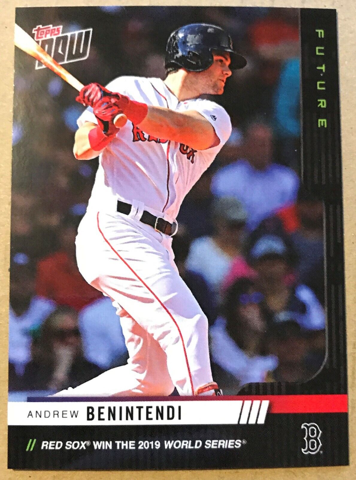 2019 TOPPS NOW Future World Series #12 Andrew Benintendi - Boston Red Sox