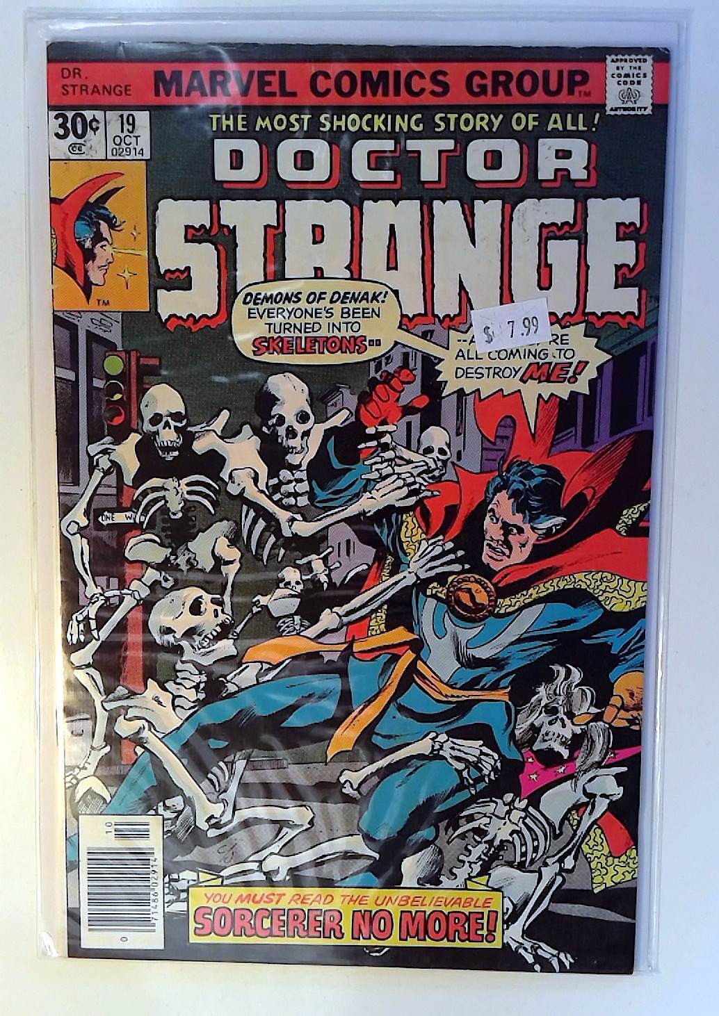 Doctor Strange #19 Marvel Comics (1976) FN/VF 2nd Series 1st Print Comic Book