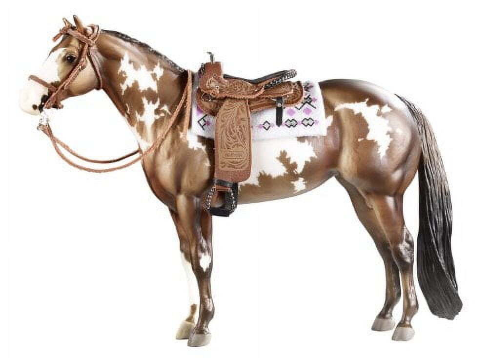 Traditional Cimarron-Western Pleasure Toy Horse Saddle - 1:9 Scale