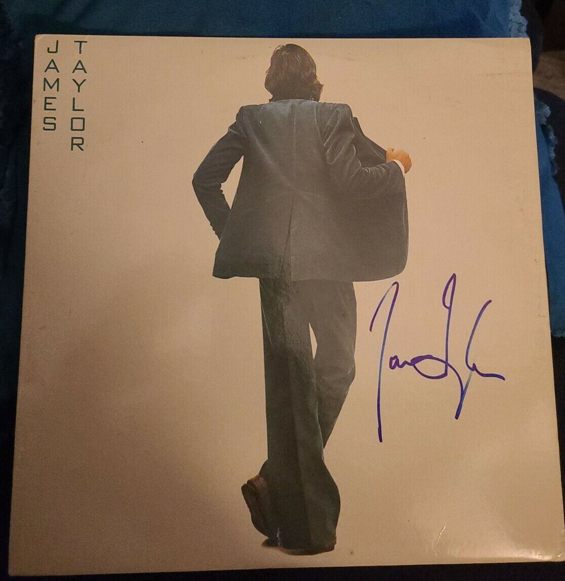 JAMES TAYLOR SIGNED IN THE POCKET VINYL LEGEND HOW SWEET W/COA+PROOF RARE