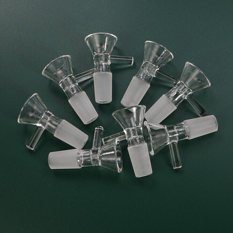 10PACKS x14mm Male Clear Glass Bowl