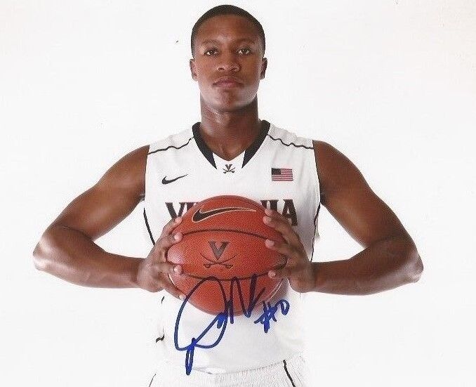 Devon Hall signed Virginia Cavaliers 8x10 photo autographed UVA 3
