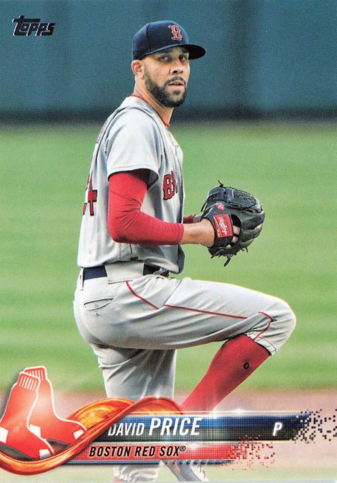 David Price 2018 Topps #411 Boston Red Sox Baseball Card