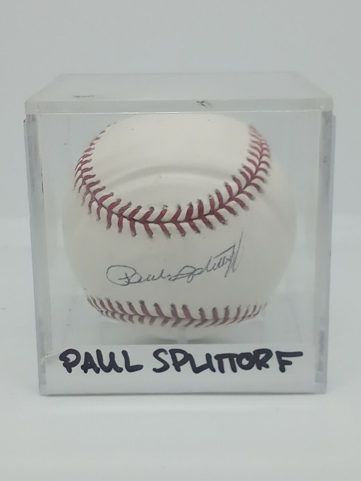 Paul Splittorf Autographed Baseball