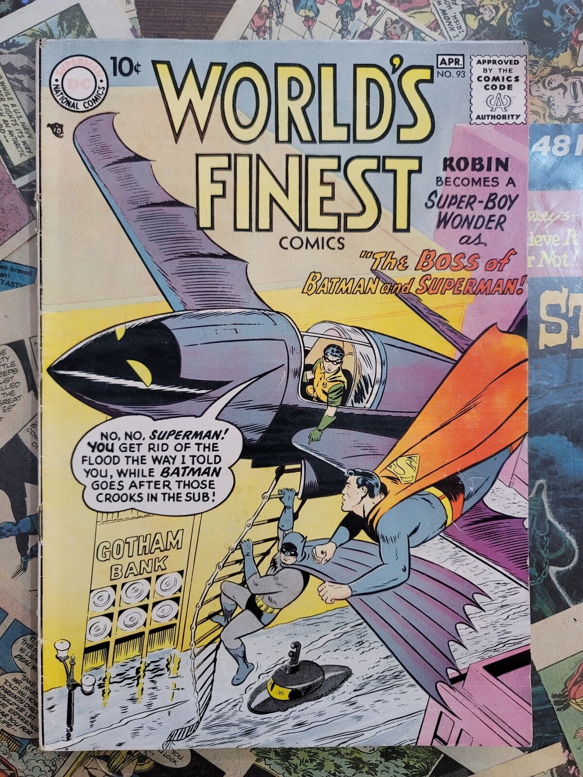 World\'s Finest #93 6.0 Tomahawk Green Arrow Batman Superman