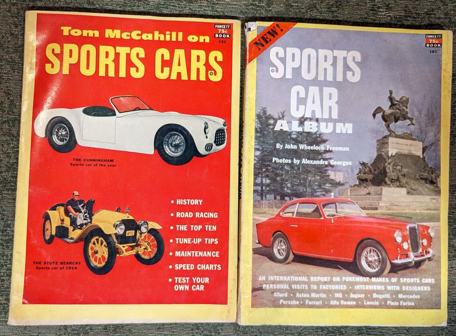 1953 Sports Car Album + 1951 Tom McCahill on Sports Cars Book Set