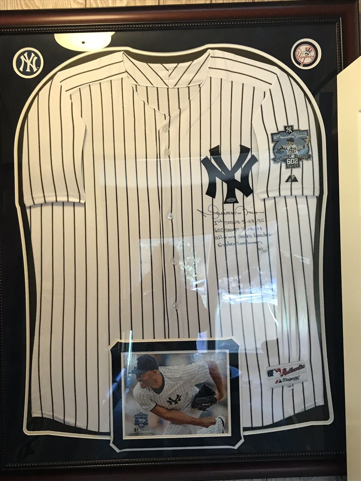 Mariano Rivera Signed Jersey LE 50 HOF 19 UNANIMOUS NYY Autograph STATS Steiner