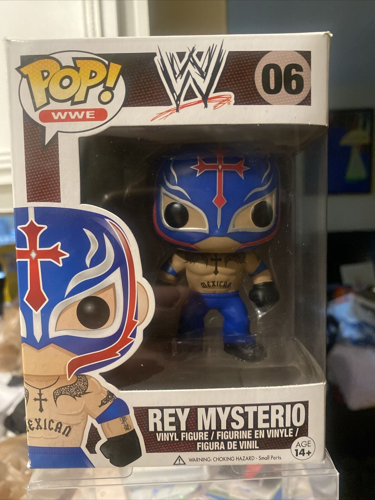 Funko Pop Vinyl: WWE - Rey Mysterio #06 Will Come In Armor Heavy Plastic Case