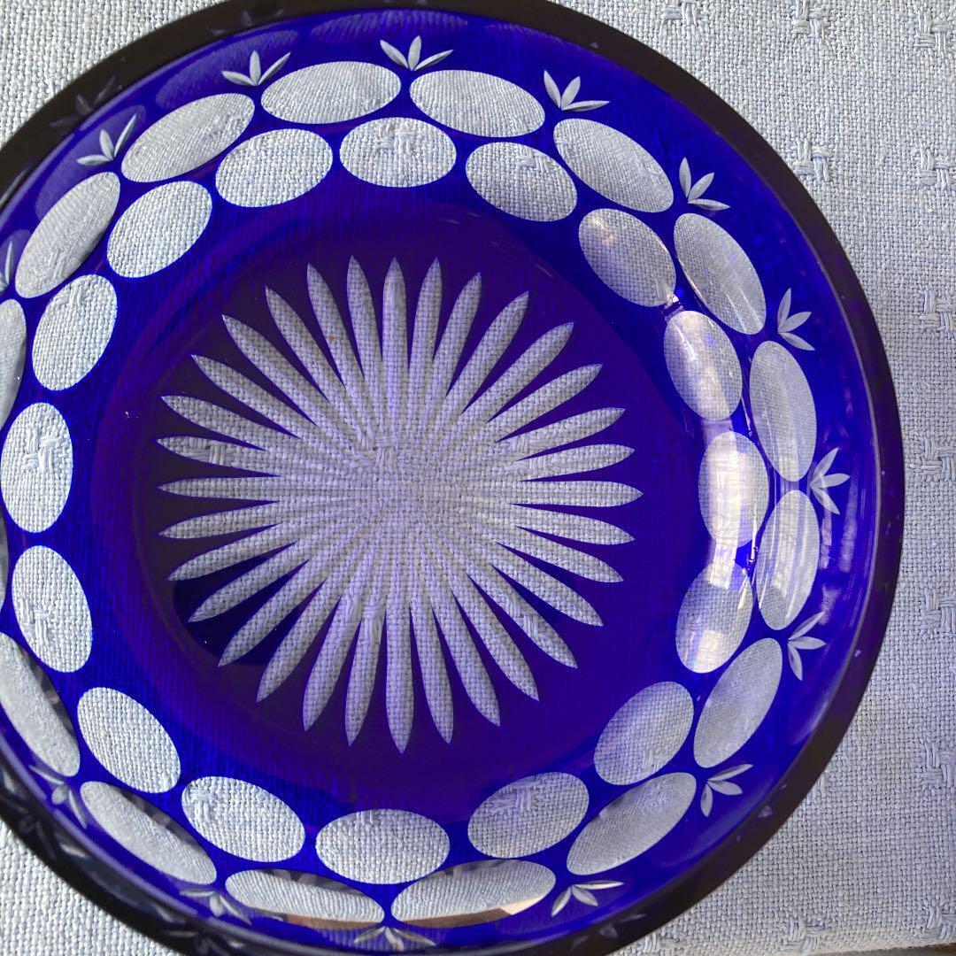 Edo Kiriko  Glass Bowl Antique