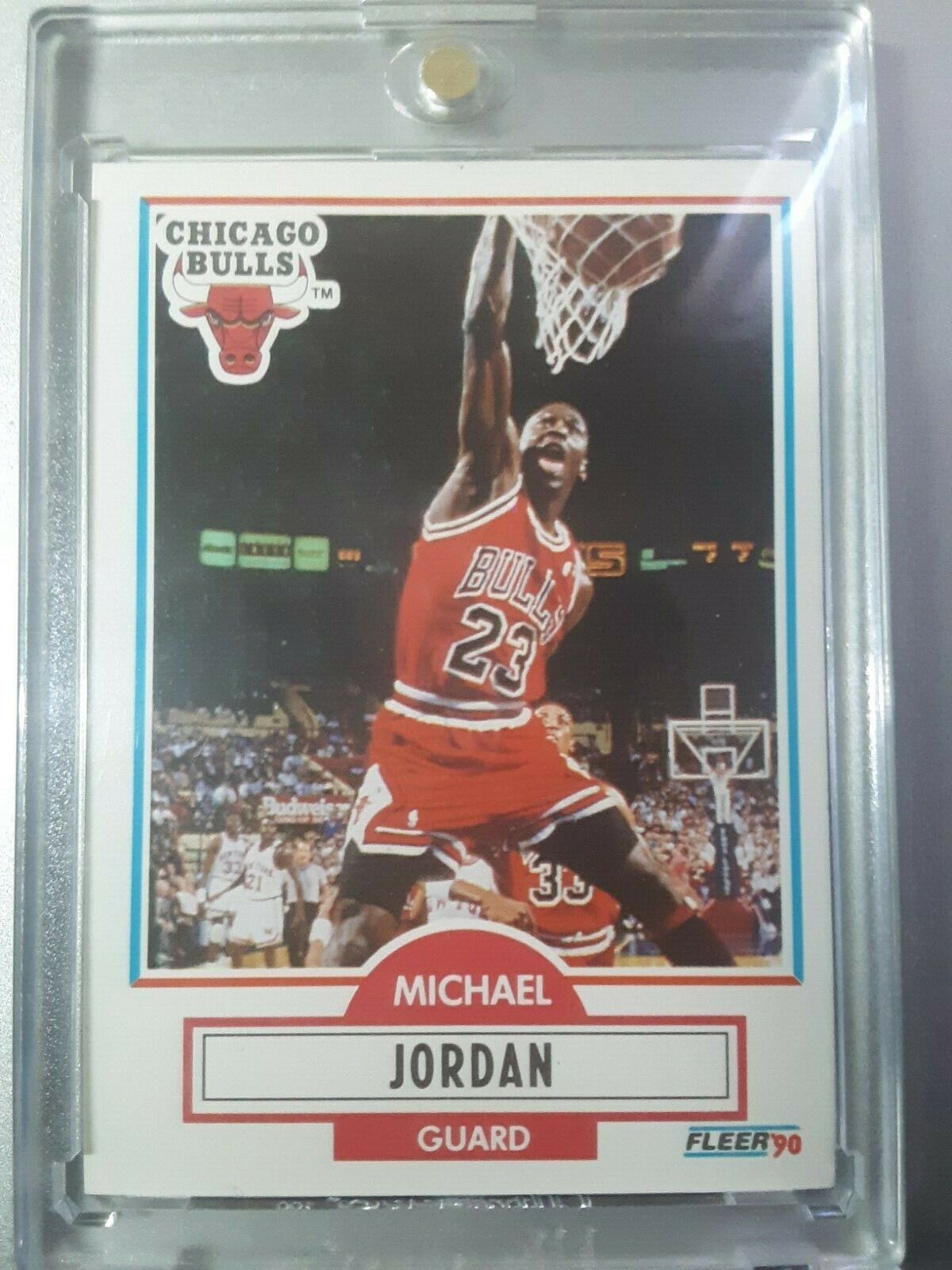 MICHAEL JORDAN 1990-91  Fleer #26 Chicago Bulls HOF RARE MINT