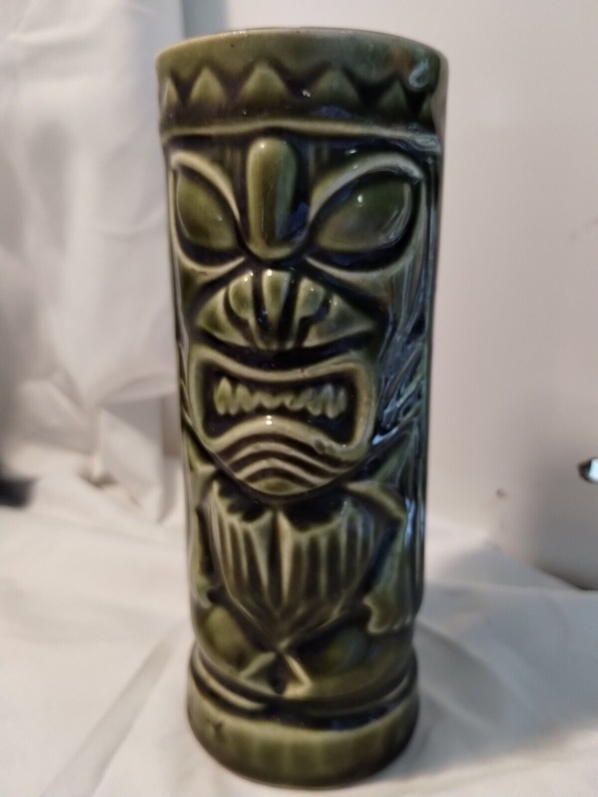 Vintage Orchids of Hawaii Tiki Mug - Green - Two Sided