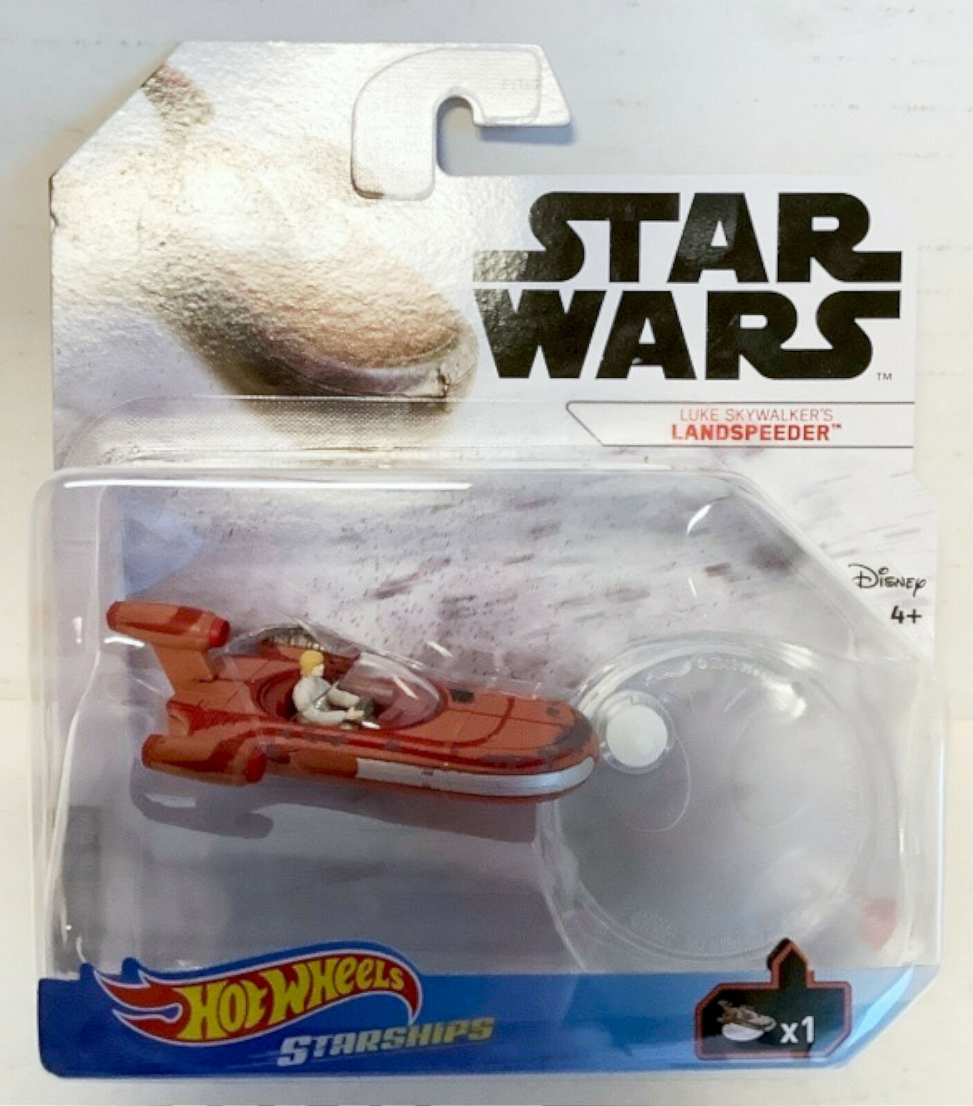 NEW Mattel Hot Wheels Starships Star Wars LUKE SKYWALKER'S LANDSPEEDER Die-Cast