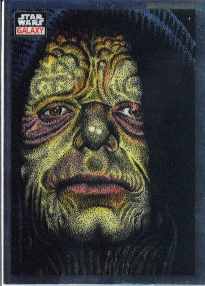 2023 Topps Chrome Star Wars Galaxy #10 The Emperor Up Close