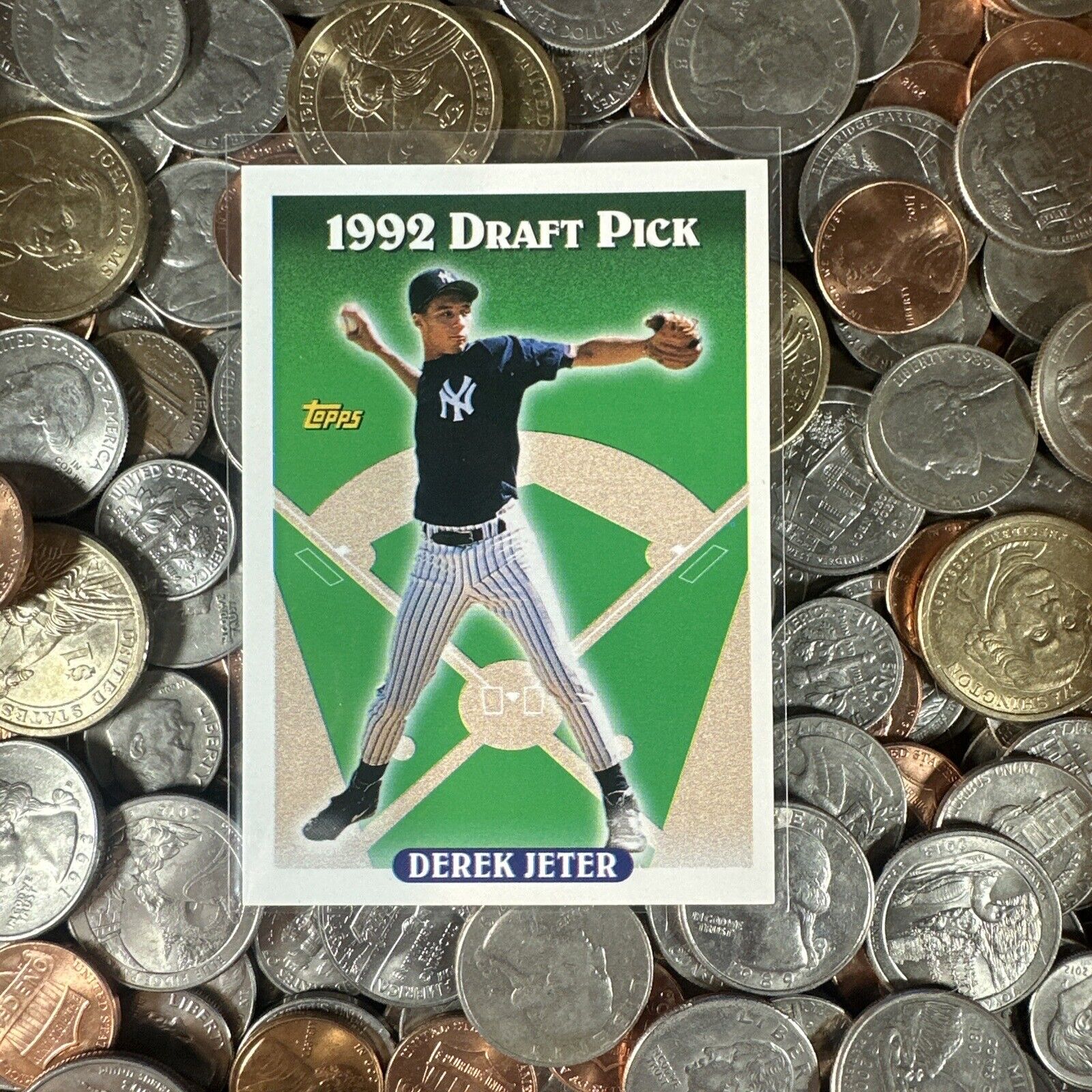 ✨⚾✨ 1993 Topps #98 Derek Jeter RC ROOKIE SHARP 60/40 L/R New York Yankees