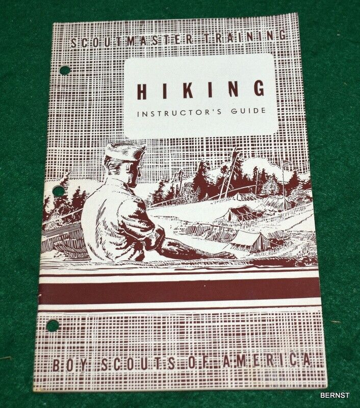 BOY SCOUT 1953 BOOKLET - HIKING