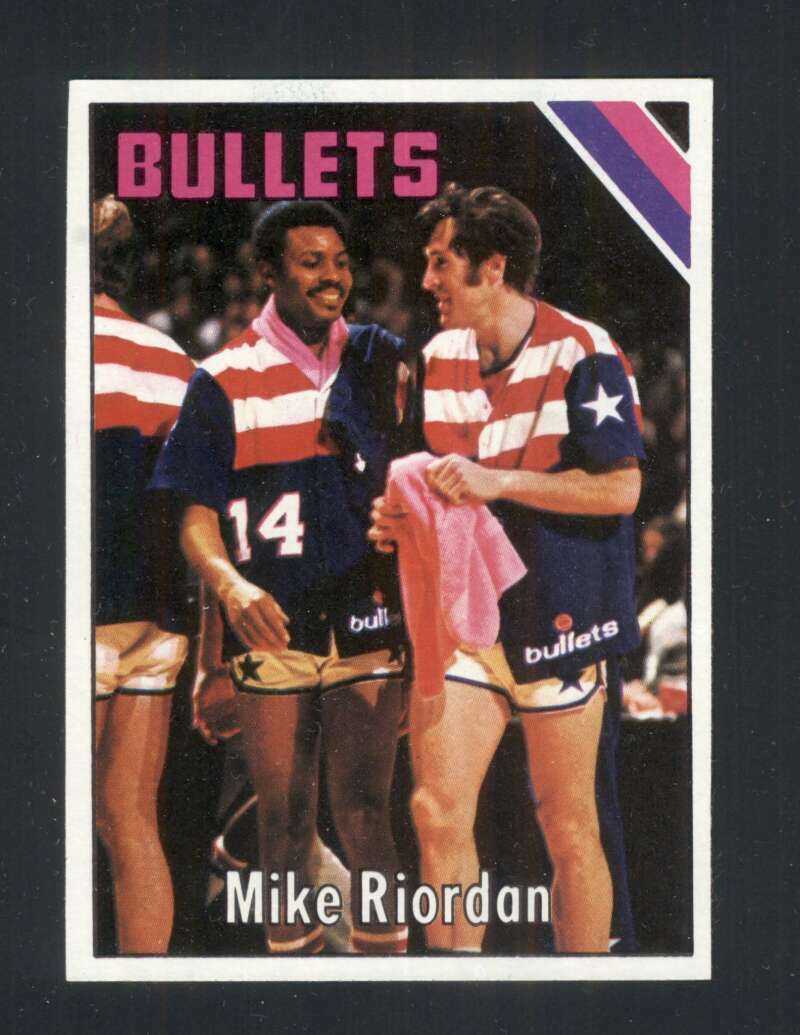 1975-76 Topps #95 Mike Riordan NM/NM+ Bullets 119736