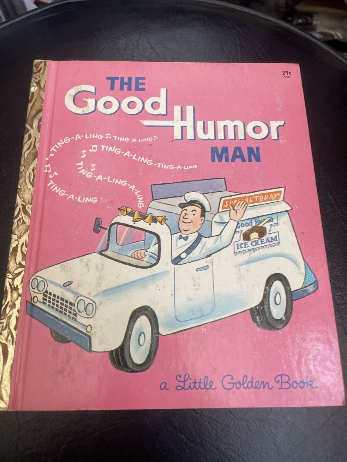 Vintage  little golden book  The Good Humor Man Ice Cream 1964 First Edition