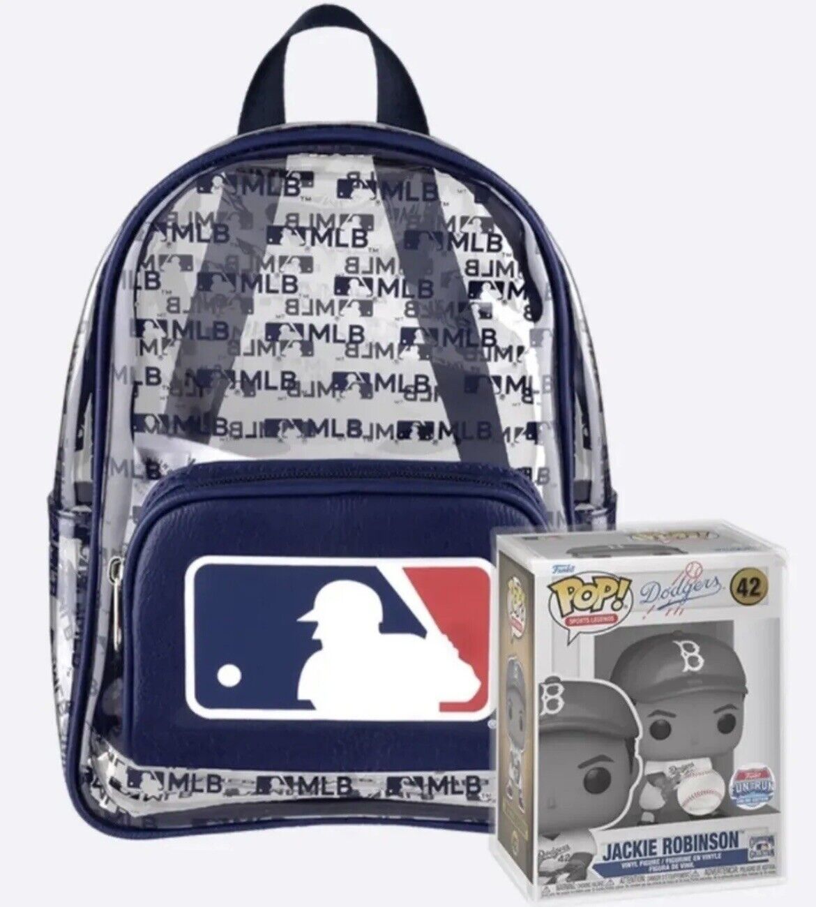 Funko Pop MLB Backpack with JACKIE ROBINSON #42 Fun on the Run 2023 Exclusive