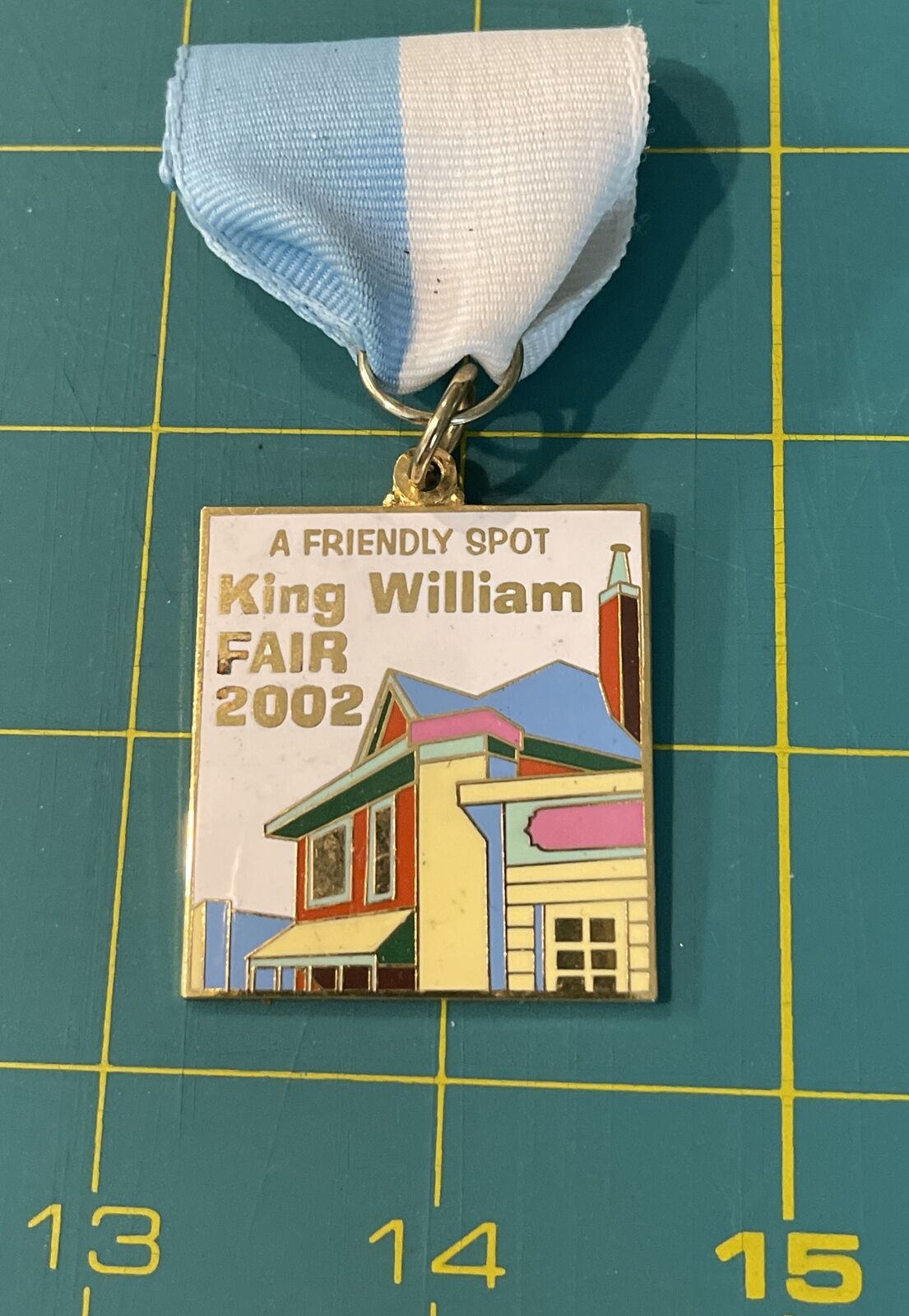 2002 San Antonio Texas King William Fair Fiesta Medal Artwork