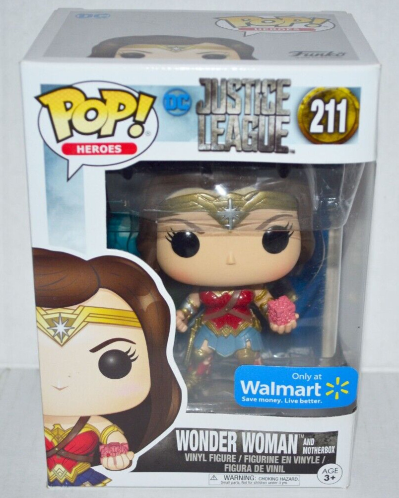 Funko POP DC Justice League Wonder Woman & Motherbox #211 Walmart Exclusive