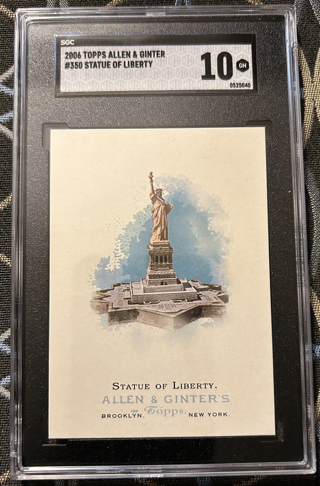STATUE OF LIBERTY 2006 Topps Allen & Ginter 350 SGC 10 LADY LIBERTY