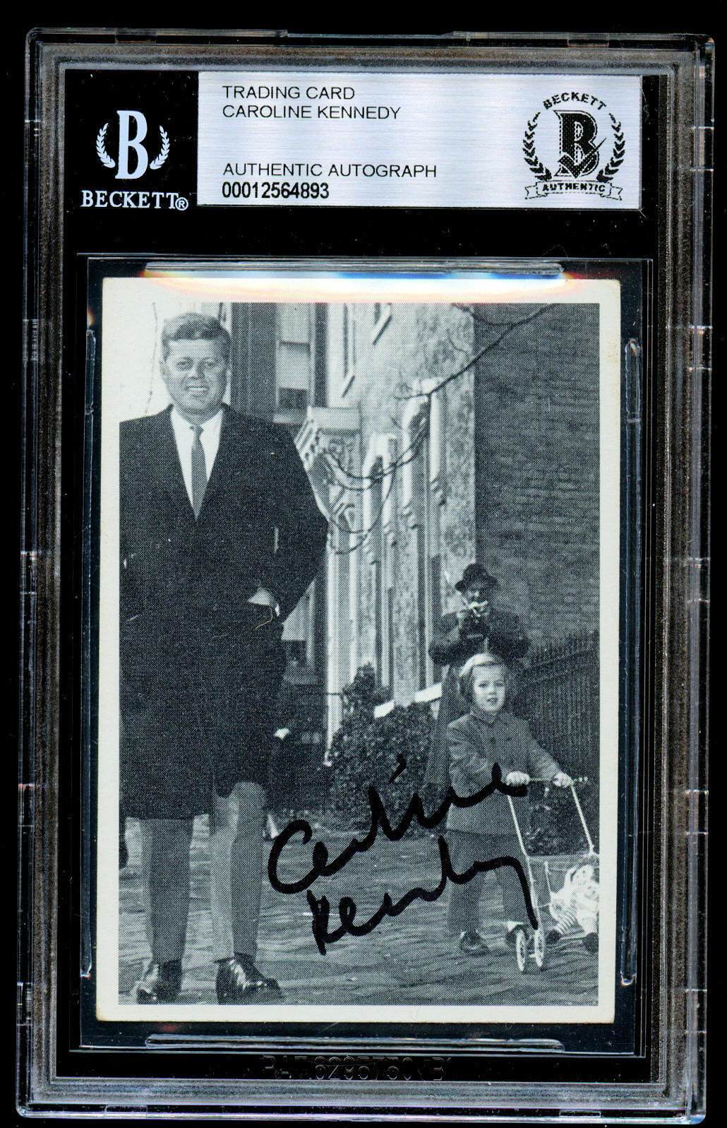 Caroline Kennedy signed autograph auto 1964 Topps JFK Trading Card BAS Slabbed