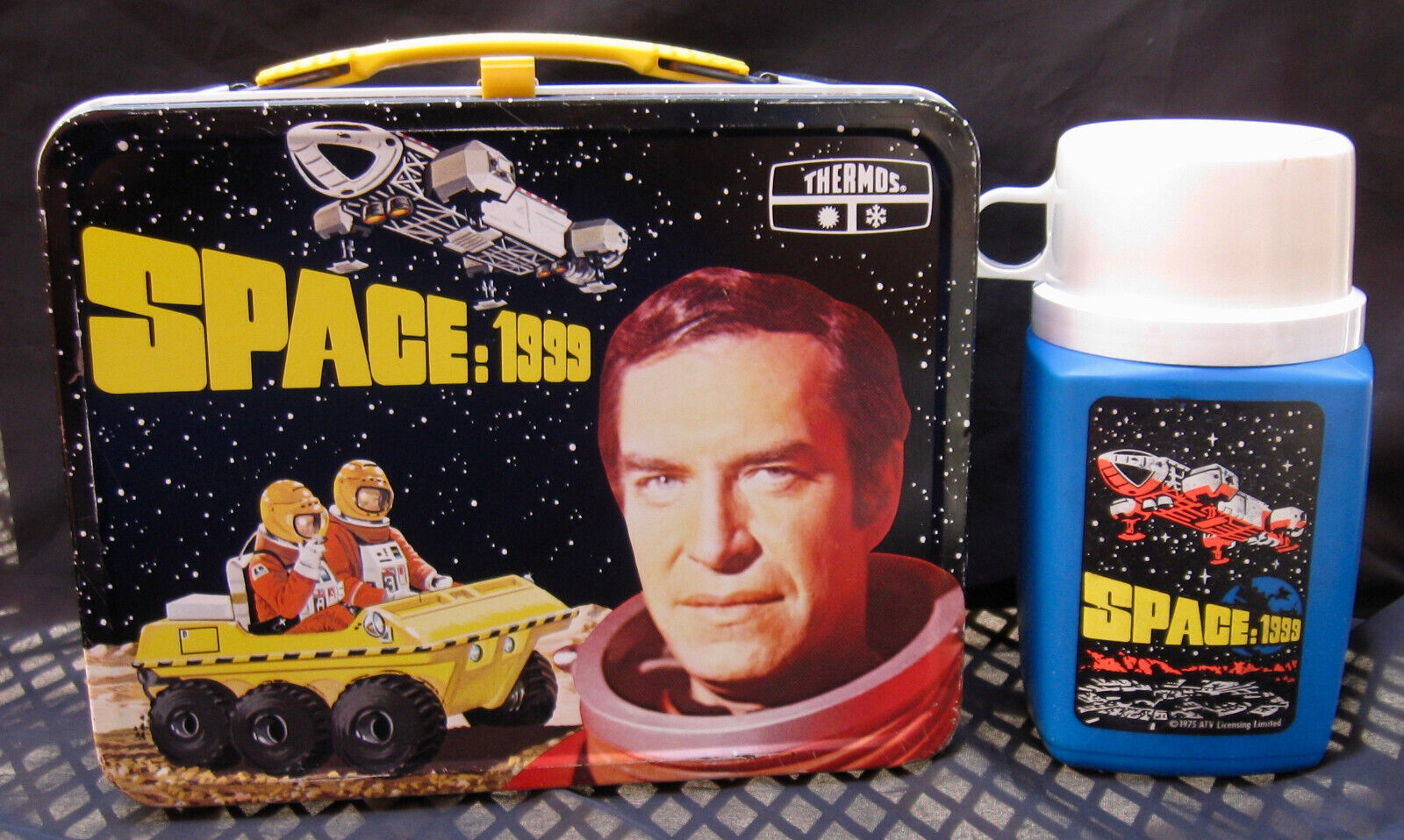 Vintage SPACE: 1999 Lunchbox & Thermos - Sci-Fi TV Show (1976) C-8.5 Awesome