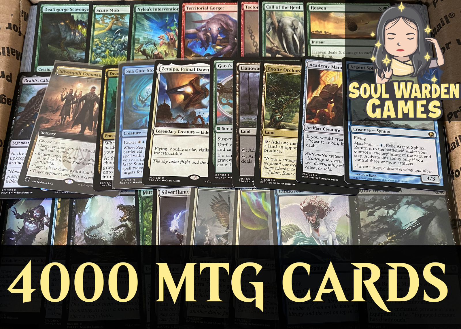 4000+ MAGIC THE GATHERING MTG CARD LOT INSTANT COLLECTION WITH RARES AND FOILS