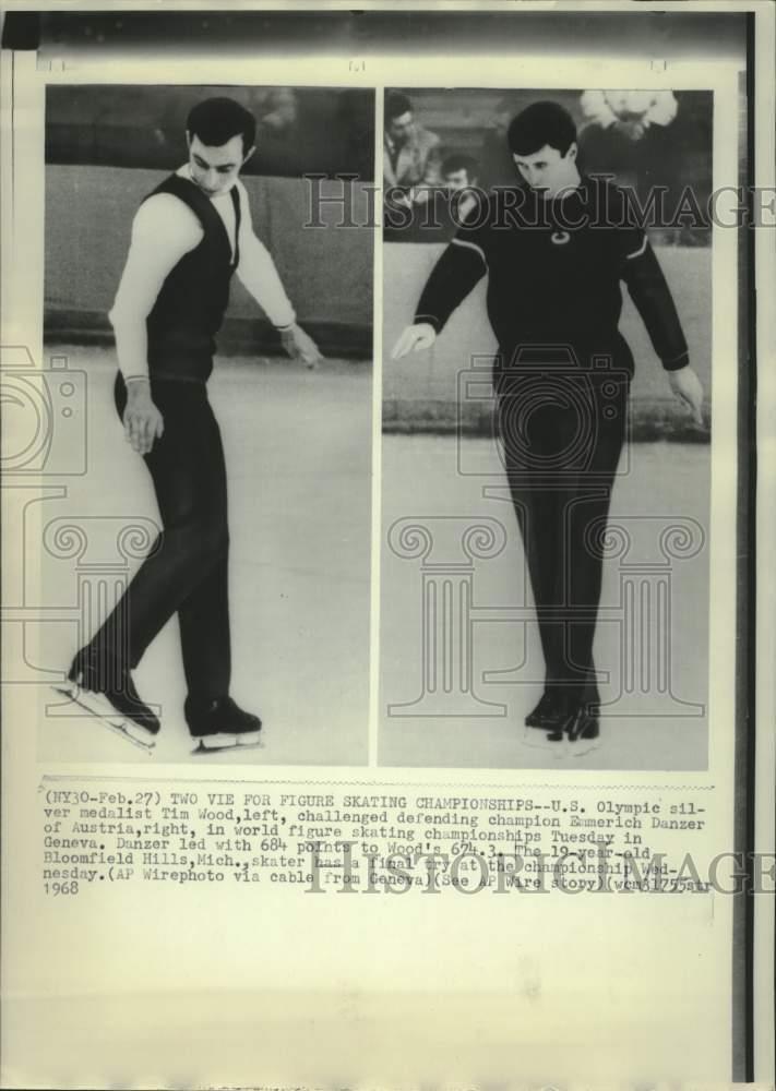 1968 Press Photo United States Olympic figure skating championship final, Geneva