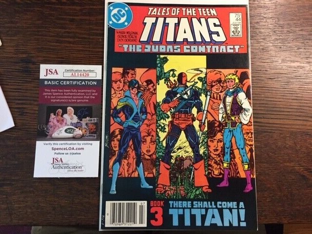 Tales of the Teen Titans #44 DC Comics 1984 1st Appearance Nightwing PEREZ AUTO