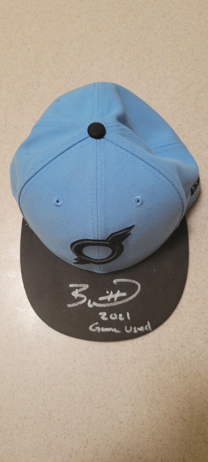 Bobby Witt Jr Signed Game Used Baseball Hat