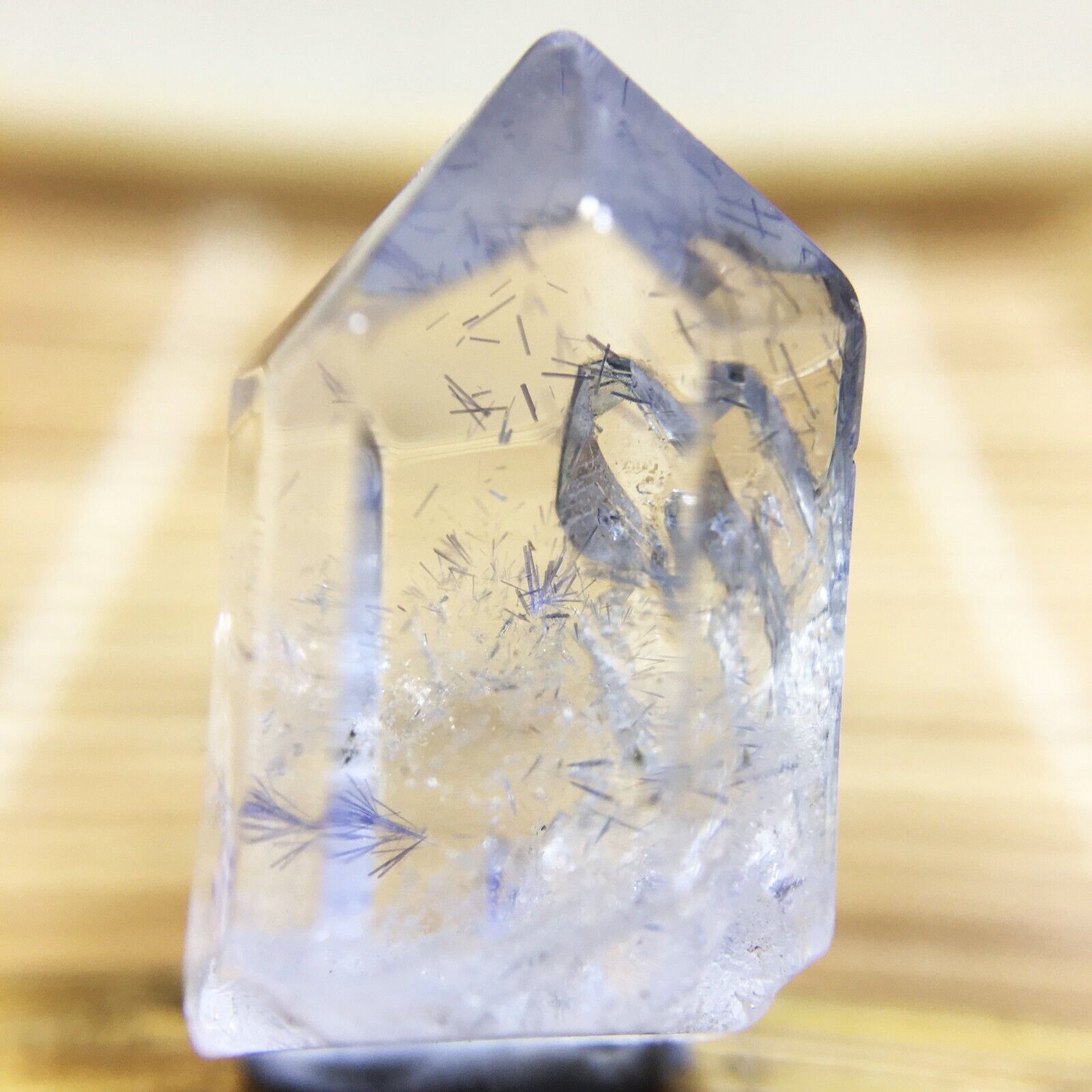 15.5Ct Very Rare NATURAL Beautiful Blue Dumortierite Quartz Crystal Specimen