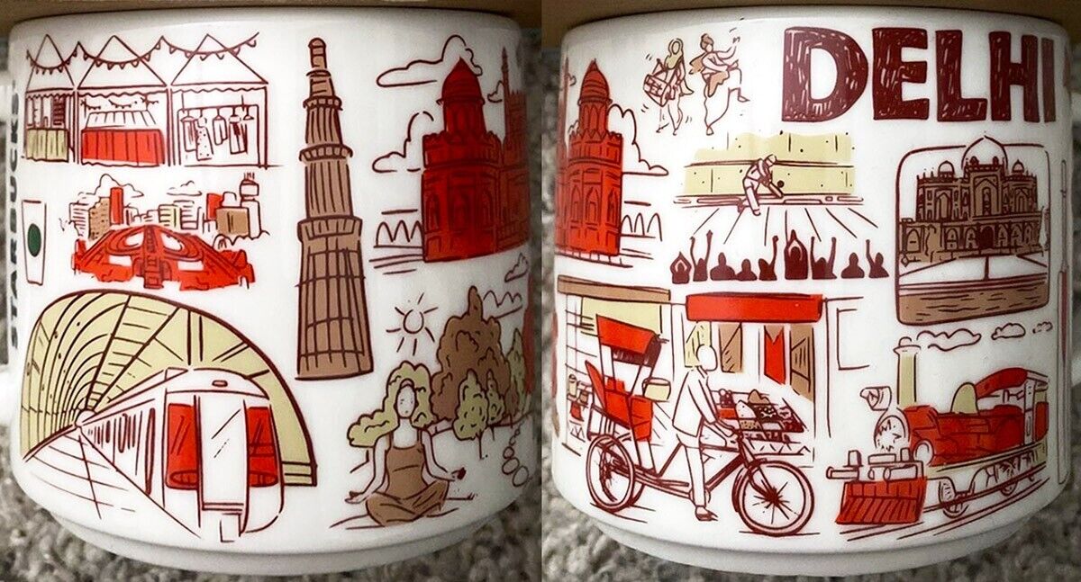 STARBUCKS COFFEE MUG - DELHI, INDIA 🇮🇳