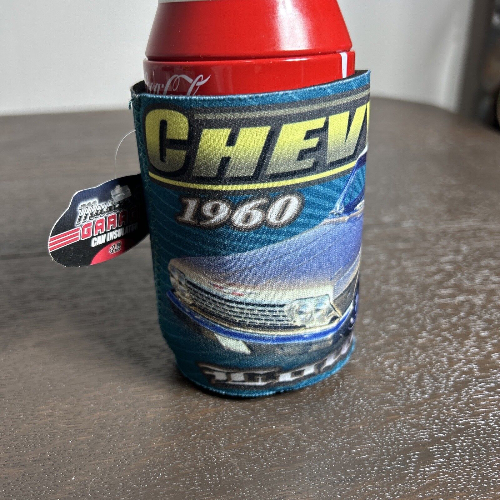 1 Piece - 1960 Chevy Impala Car Drink Koozie - Chevrolet Beer Soda Can Holders