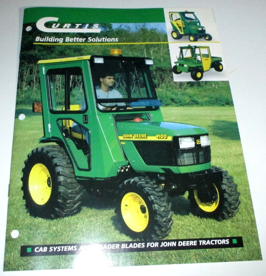 Curtis Tractor Cabs for John Deere 4100 445 755 5300 6400 Gator Sales Brochure