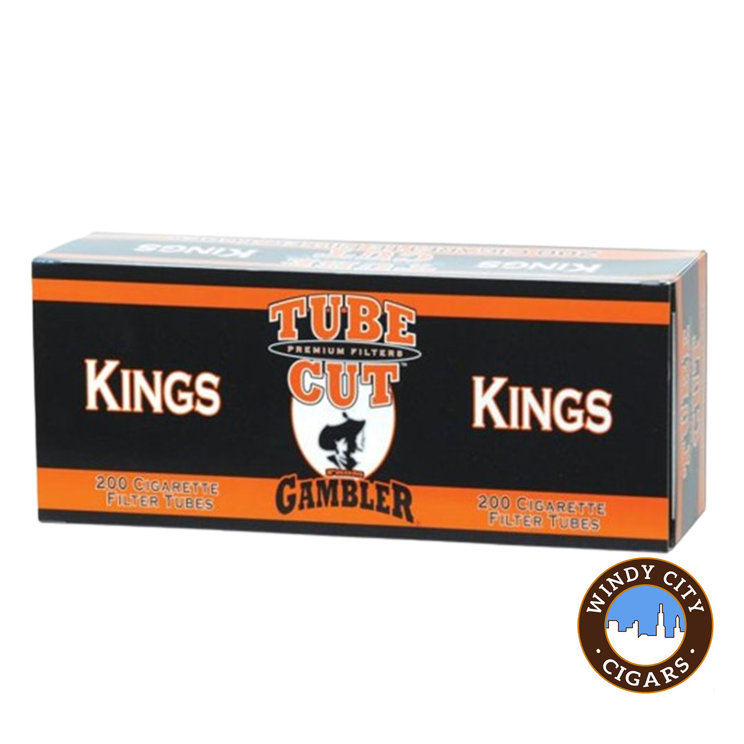 Tube Cut Regular King Cigarette 200ct Tubes - 10 Boxes