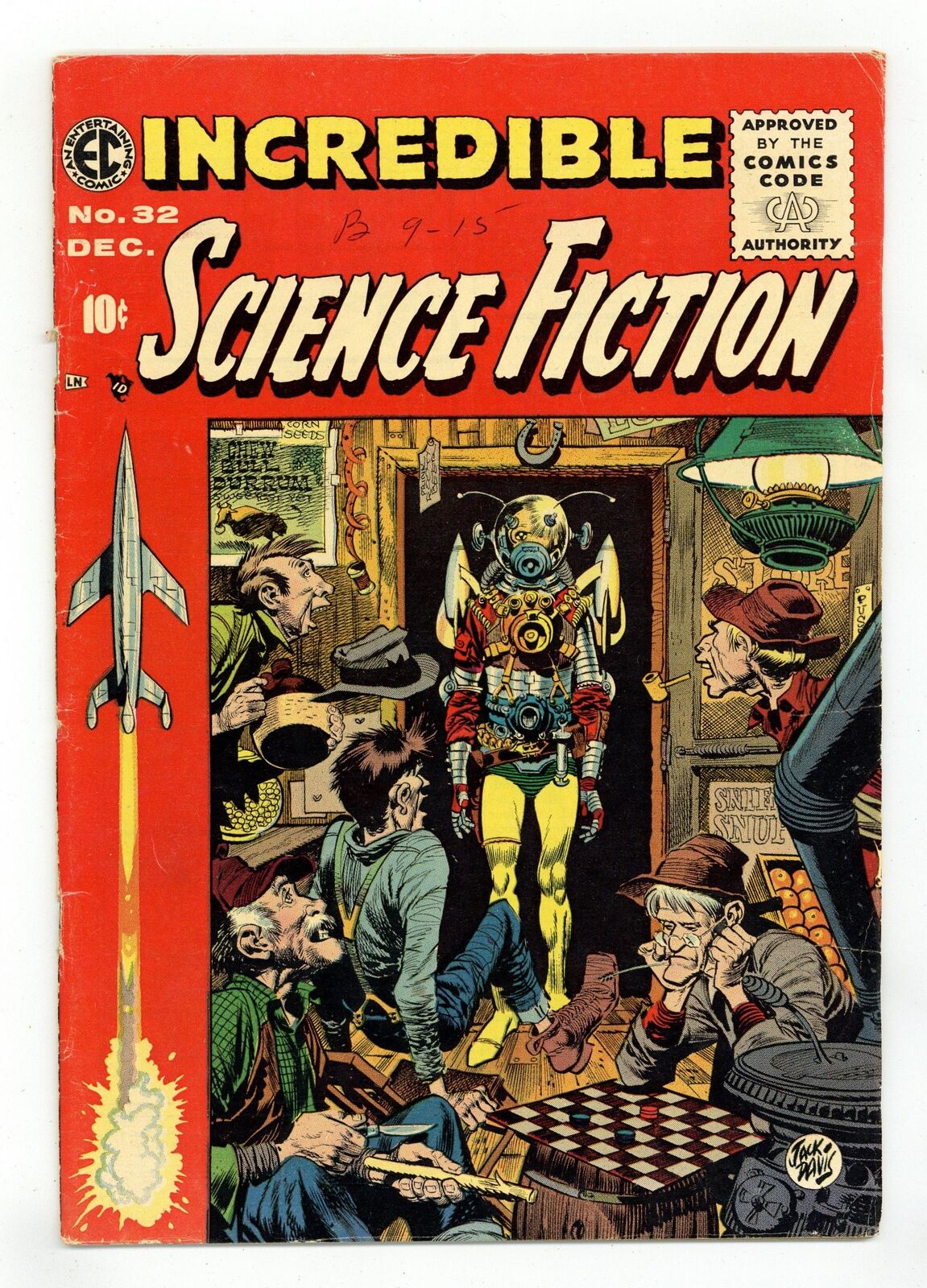 Incredible Science Fiction #32 GD+ 2.5 1955