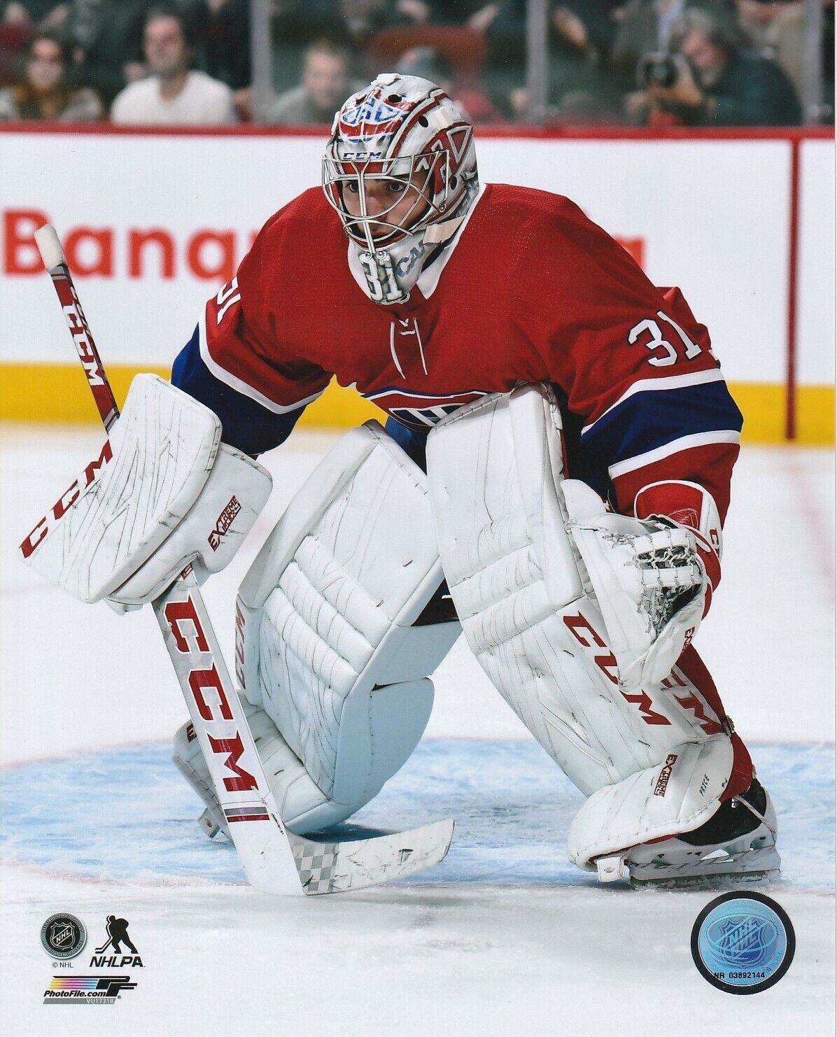 Carey Price Montreal Canadiens LICENSED 8x10 Hockey Photo 