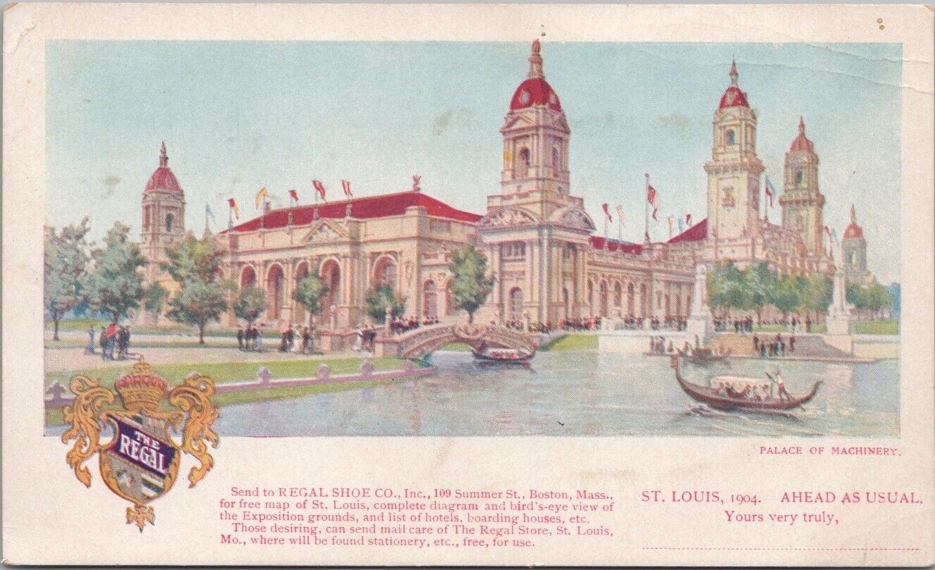 1904 ST. LOUIS WORLD\'S FAIR Postcard \