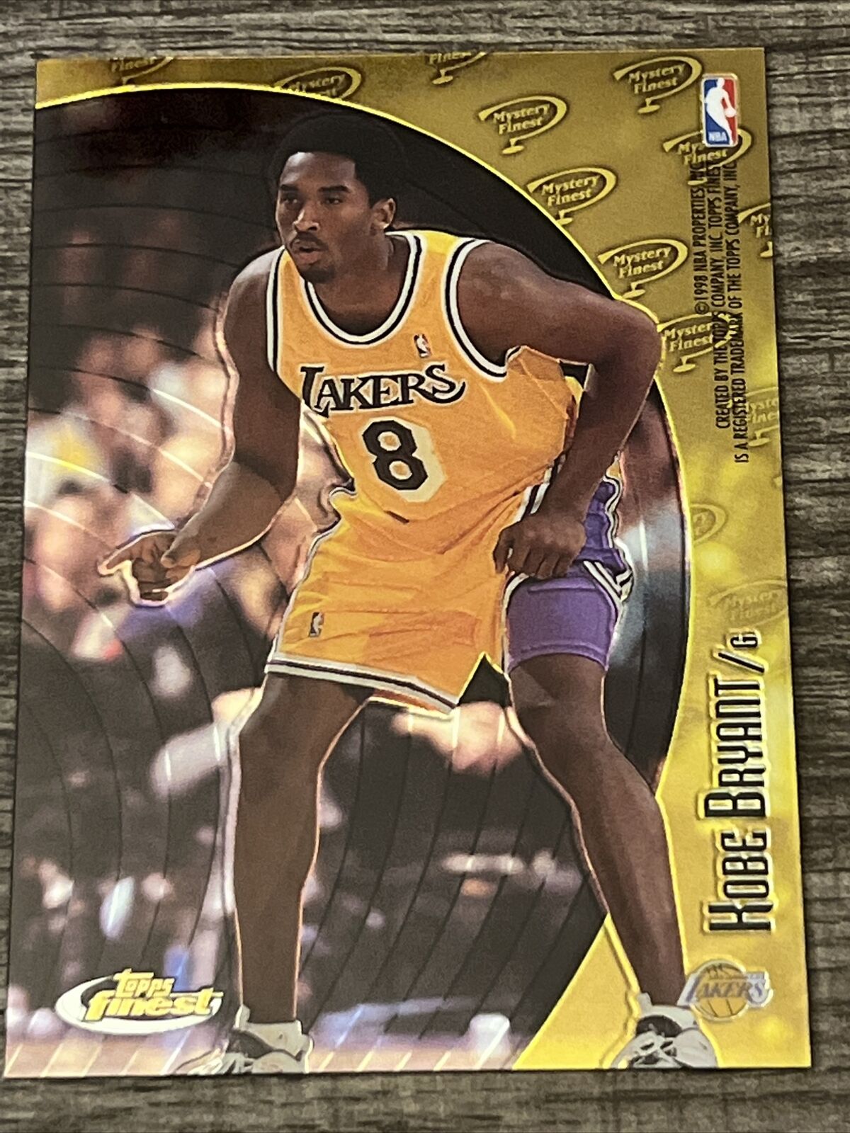 1998/99 Topps Finest Mystery Kobe Bryant Shaquille O\'Neal #M2 Tough