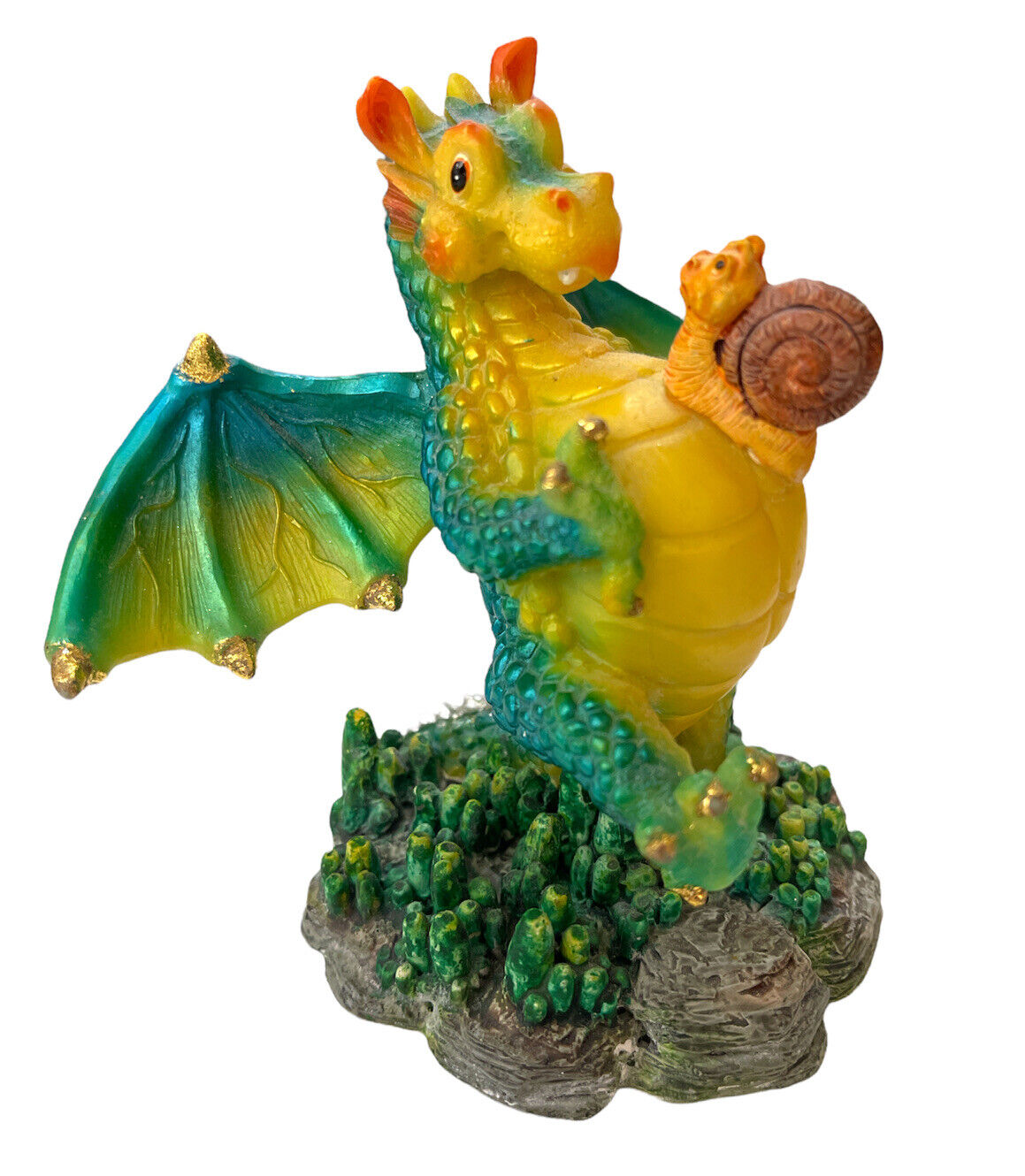 Vintage Fantasy Dragon Figurine Statue by Long Arch 2003 The Way Up