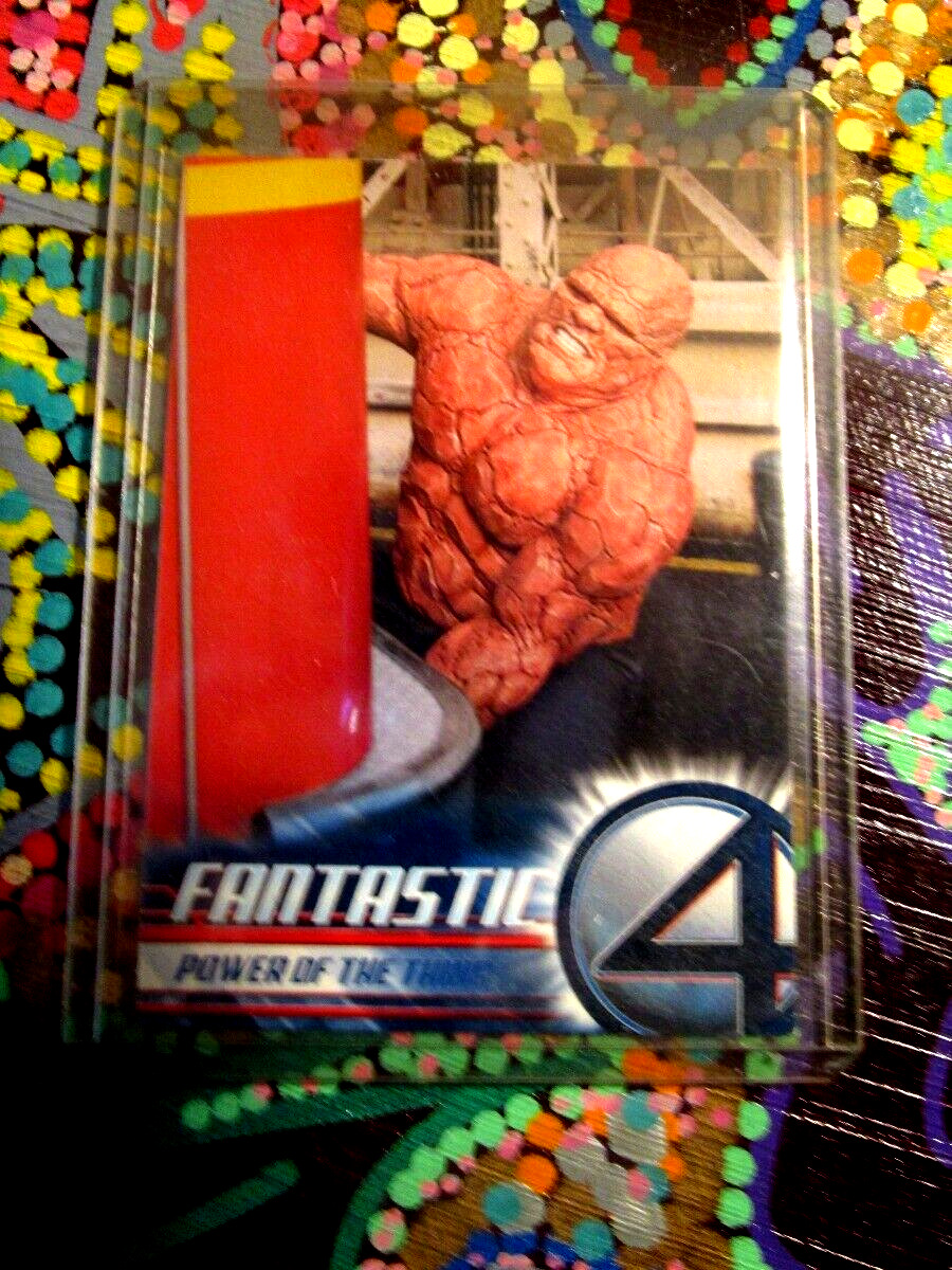 2005 Upper Deck Entertainment Marvel Fantastic 4 Thing Power of The #36