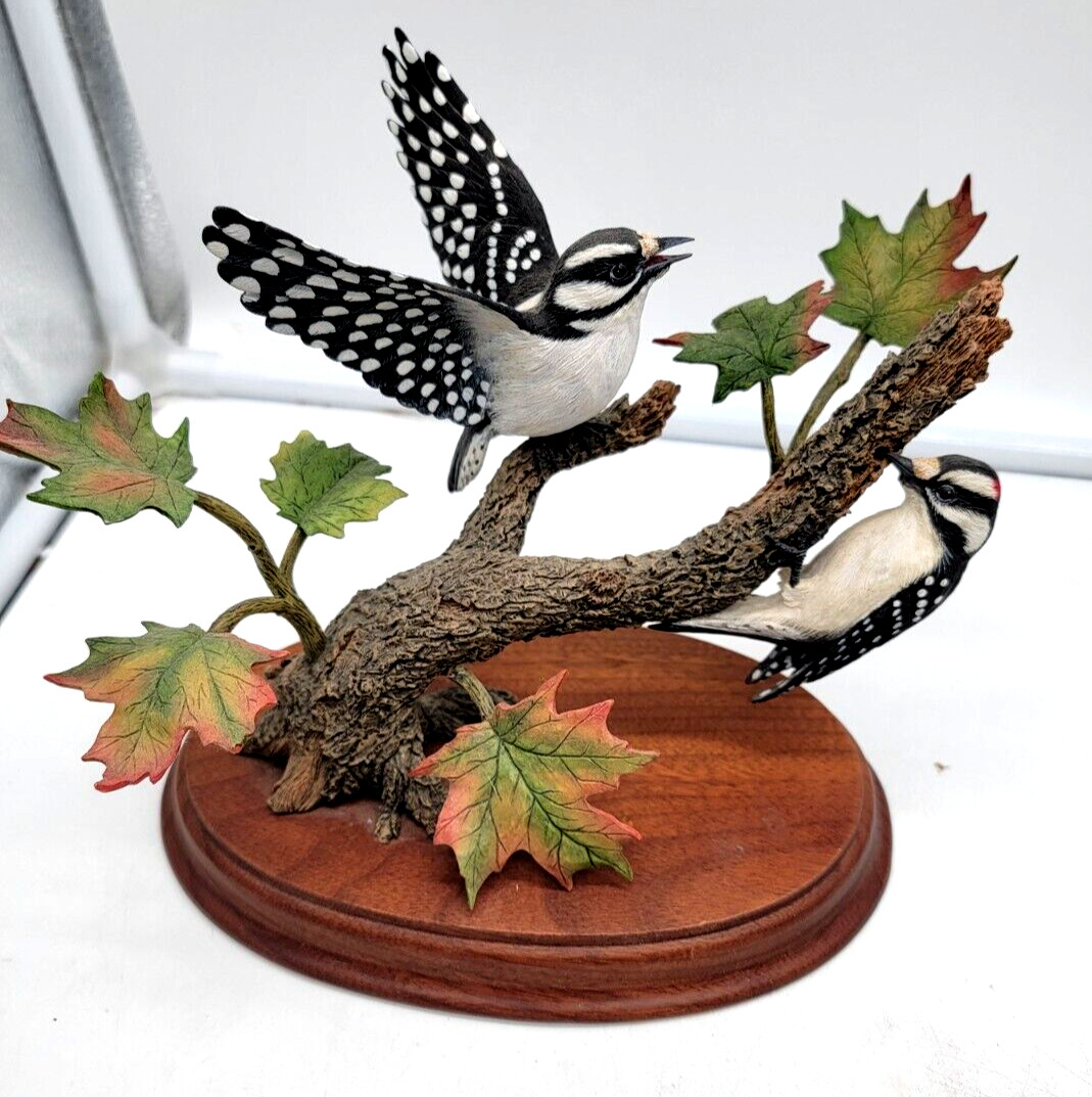 Danbury Mint AUTUMN WONDER by Bob Guge Woodpecker Figurine